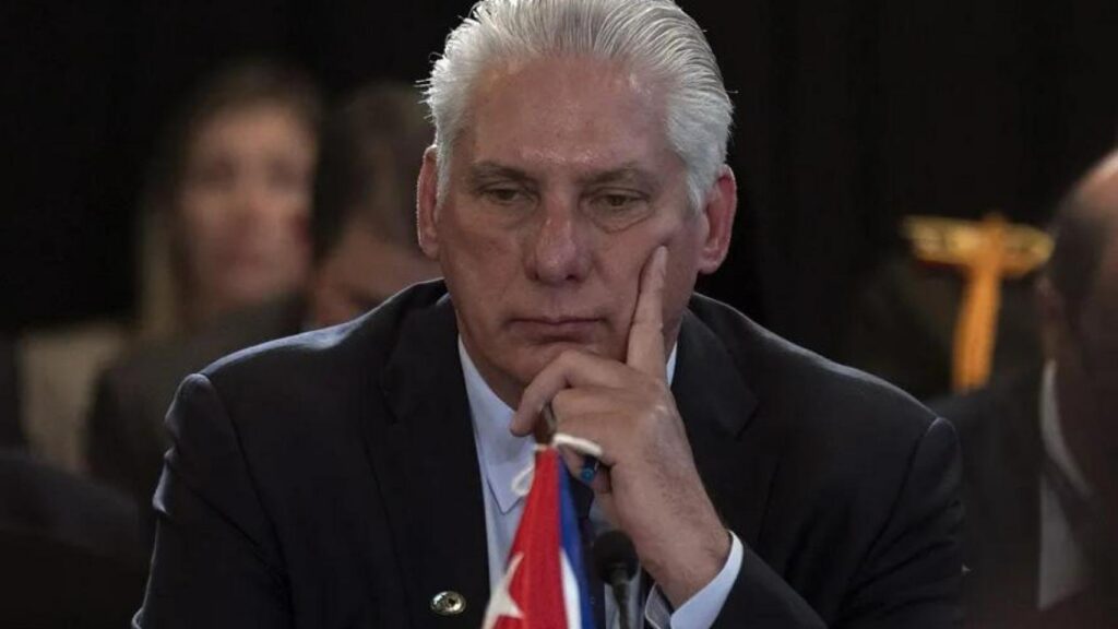 The president of Cuba confirms the start of talks with the US to solve the energy blockade