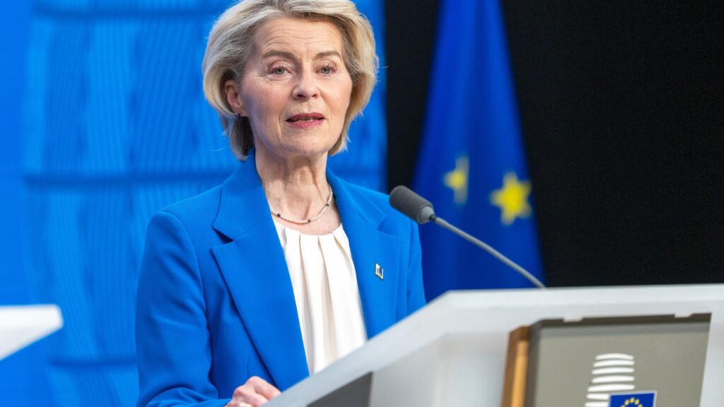 Von der Leyen says EU can no longer rely on rules-based world order and must project its own power