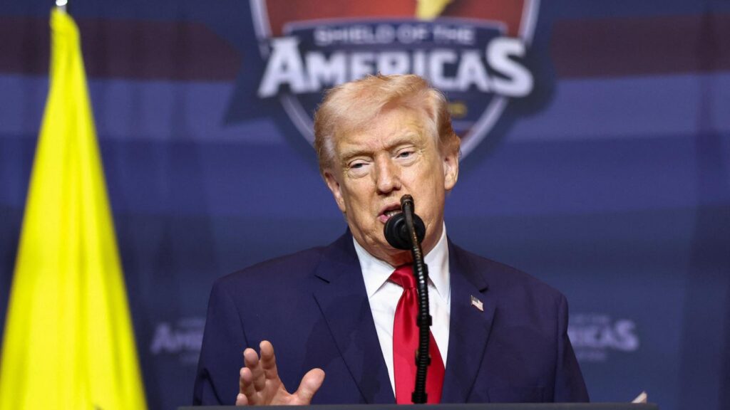 Trump assures Latin American leaders that he is not going to learn “their damn language” and Hegseth declares: “I only speak American”