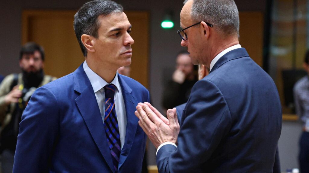 Sánchez insists that the war in Iran is “illegal” but settles his clash with Merz and Von der Leyen