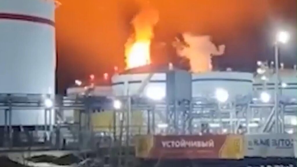 attacks refineries, pipelines and ports in the Baltic