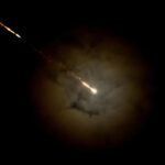 The impact of the remains of an Iranian missile causes a leak of hazardous materials in an industrial area in southern Israel