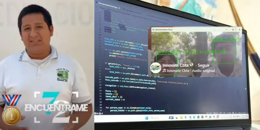 VIDEO | Young Oaxacan creates “Find me 72”: The facial recognition system that revolutionizes the search for people