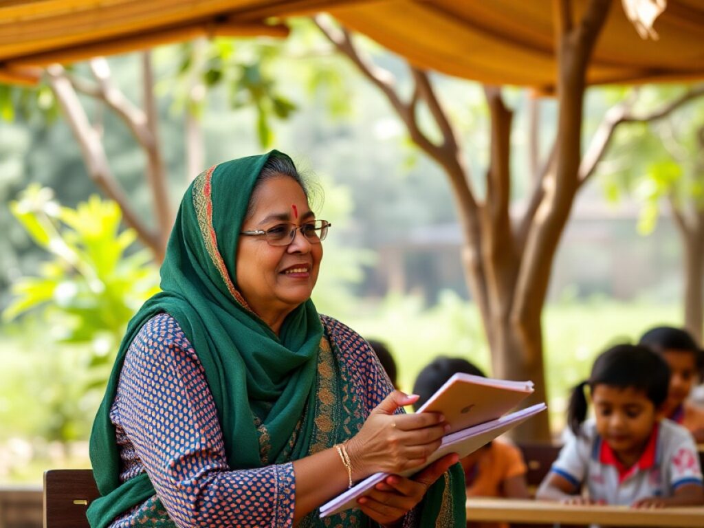 Teacher transforms slums in India into open-air classrooms: wins $1M prize