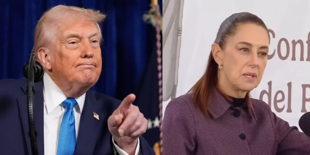 Sheinbaum responds to Trump’s criticism and reaffirms Mexican sovereignty in the face of accusations about cartels