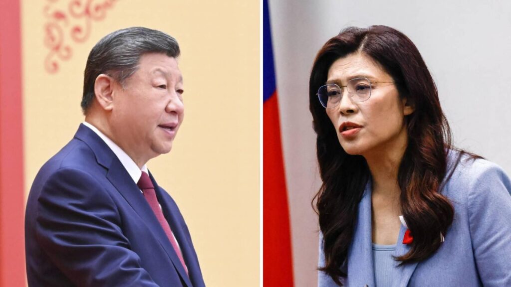 invites Taiwan’s opposition leader in favor of “reunification” with China