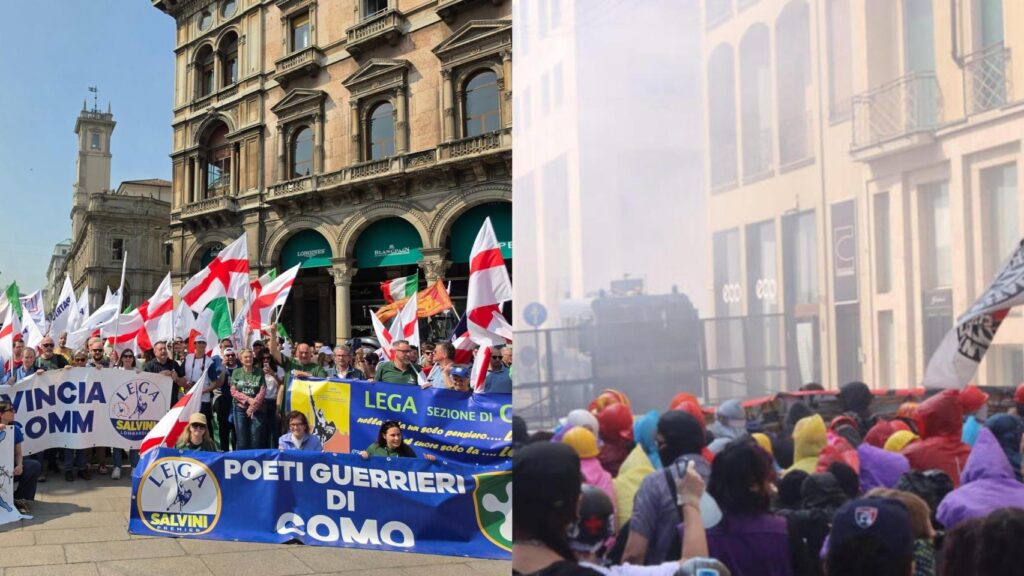 Salvini calls the first act of Patriots for Europe after Orbán’s defeat amid a strong counter-demonstration