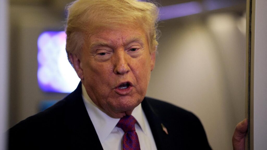 Trump claims that the US attacked and seized an Iranian ship that “tried to circumvent” the naval blockade of the Strait of Hormuz